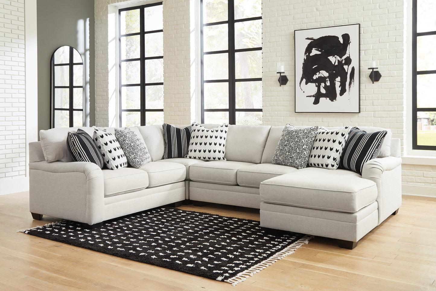 Huntsworth 4-Piece Sectional with Chaise