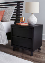 Load image into Gallery viewer, Danziar King Panel Headboard with Mirrored Dresser and Nightstand
