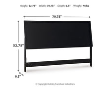 Load image into Gallery viewer, Danziar King Panel Headboard with Mirrored Dresser
