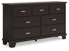 Load image into Gallery viewer, Covetown Full Panel Bed with Dresser
