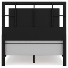 Load image into Gallery viewer, Covetown Full Panel Bed with Mirrored Dresser
