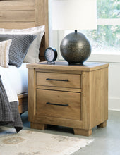 Load image into Gallery viewer, Galliden Queen Panel Bed with Mirrored Dresser, Chest and 2 Nightstands
