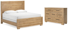 Load image into Gallery viewer, Galliden California King Panel Bed with Dresser
