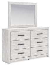 Load image into Gallery viewer, Cayboni Queen Panel Bed with Mirrored Dresser, Chest and 2 Nightstands
