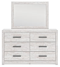 Load image into Gallery viewer, Cayboni Queen Panel Bed with Mirrored Dresser, Chest and 2 Nightstands
