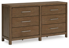 Load image into Gallery viewer, Cabalynn California King Upholstered Bed with Dresser and Nightstand
