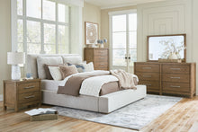 Load image into Gallery viewer, Cabalynn California King Upholstered Bed with Dresser and Nightstand
