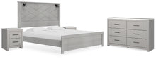 Load image into Gallery viewer, Cottonburg King Panel Bed with Dresser and 2 Nightstands
