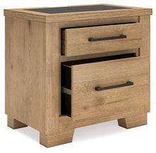 Load image into Gallery viewer, Galliden King Panel Bed with Dresser and Nightstand
