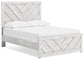 Cayboni Full Panel Bed with Nightstand