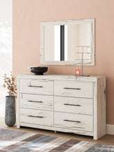 Load image into Gallery viewer, Lawroy King Panel Bed with Mirrored Dresser
