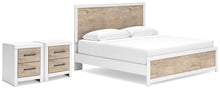 Load image into Gallery viewer, Charbitt King Panel Bed with 2 Nightstands
