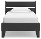 Socalle Twin Panel Platform Bed with Dresser and Chest