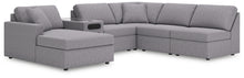 Load image into Gallery viewer, Modmax 6-Piece Sectional with Chaise and Audio Console
