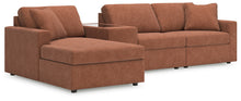 Load image into Gallery viewer, Modmax 4-Piece Sectional with Chaise and Storage Console
