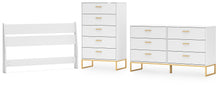 Load image into Gallery viewer, Socalle Full Panel Headboard with Dresser and Chest
