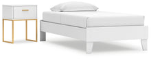 Load image into Gallery viewer, Socalle Twin Platform Bed with Nightstand
