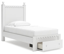 Load image into Gallery viewer, Mollviney Twin Panel Storage Bed with Dresser and 2 Nightstands
