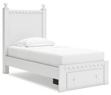 Load image into Gallery viewer, Mollviney Twin Panel Storage Bed with Dresser and 2 Nightstands
