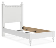 Load image into Gallery viewer, Mollviney Twin Panel Bed with Mirrored Dresser, Chest and Nightstand
