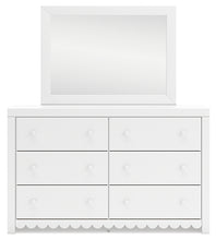 Load image into Gallery viewer, Mollviney Full Panel Storage Bed with Mirrored Dresser and 2 Nightstands
