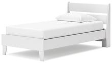 Load image into Gallery viewer, Socalle Twin Panel Platform Bed with Nightstand
