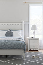 Load image into Gallery viewer, Mollviney Full Panel Storage Bed with Mirrored Dresser and 2 Nightstands
