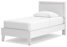 Load image into Gallery viewer, Hallityn Twin Panel Platform Bed with Nightstand
