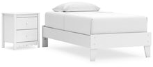 Load image into Gallery viewer, Hallityn Twin Platform Bed with Nightstand
