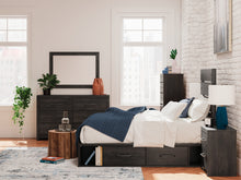 Load image into Gallery viewer, Hollivern Twin Panel Bed with Storage
