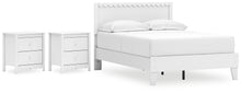 Load image into Gallery viewer, Hallityn Full Panel Platform Bed with 2 Nightstands
