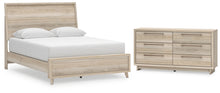 Load image into Gallery viewer, Hasbrick Queen Panel Bed with Dresser
