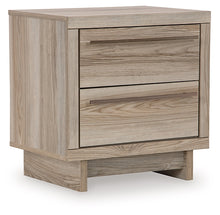 Load image into Gallery viewer, Hasbrick Queen Panel Headboard with Mirrored Dresser, Chest and 2 Nightstands
