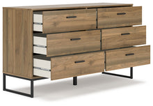 Load image into Gallery viewer, Deanlow Twin Platform Panel Bed with Dresser and 2 Nightstands
