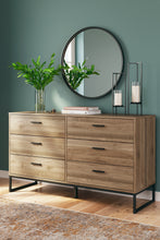 Load image into Gallery viewer, Deanlow Twin Panel Headboard with Dresser
