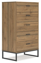 Load image into Gallery viewer, Deanlow Full Platform Panel Bed with Dresser, Chest and 2 Nightstands
