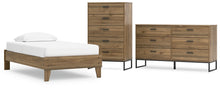 Load image into Gallery viewer, Deanlow Twin Platform Bed with Dresser and Chest
