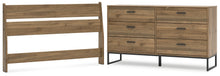 Load image into Gallery viewer, Deanlow Full Panel Headboard with Dresser
