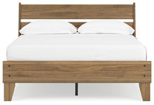 Load image into Gallery viewer, Deanlow Full Platform Panel Bed with Dresser and 2 Nightstands
