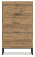 Load image into Gallery viewer, Deanlow Full Platform Panel Bed with Dresser, Chest and Nightstand
