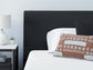 Cadmori Full Upholstered Bed with 2 Nightstands