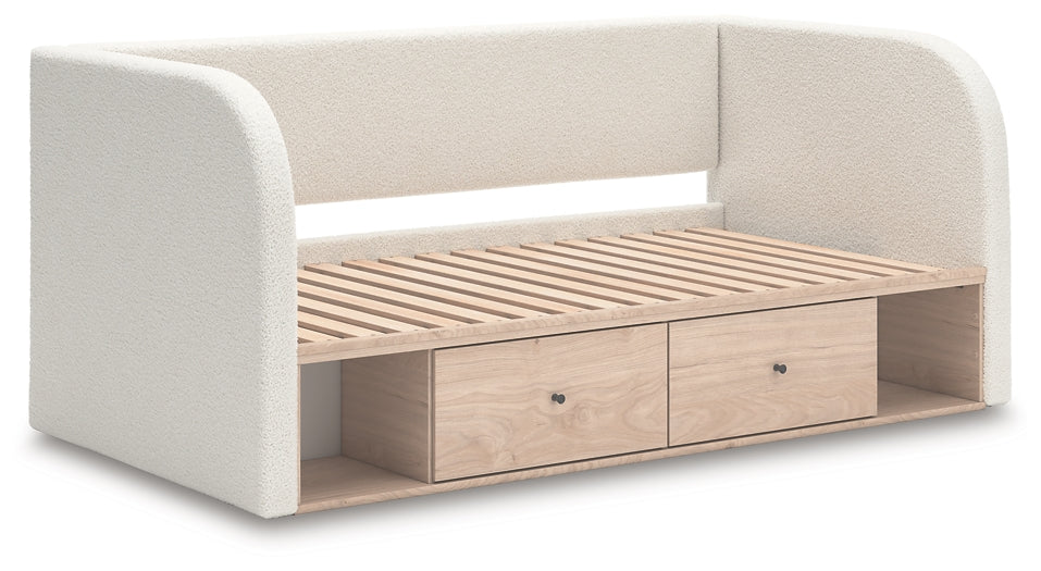 Arloster Full Upholstered Day Bed with Storage