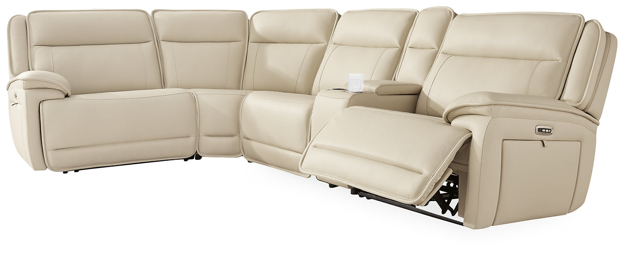 Double Deal 5-Piece Reclining Sectional with Console
