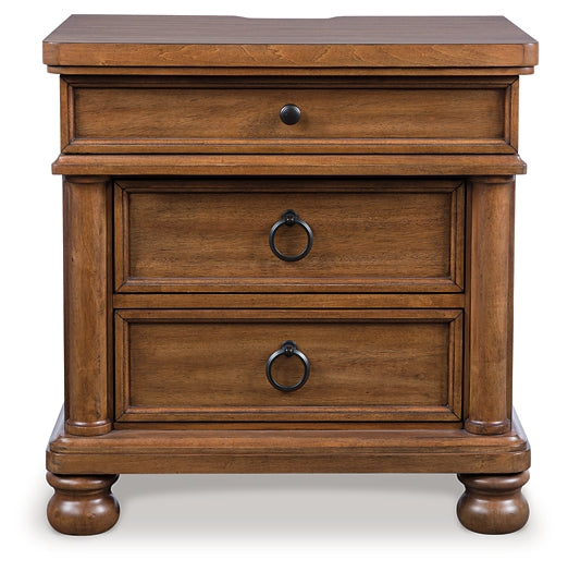 Rowlenstown Three Drawer Night Stand