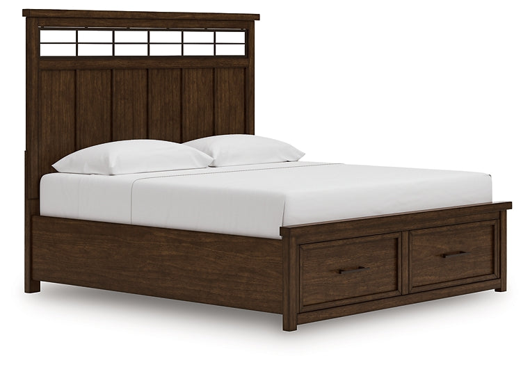 Taffenbrook King Panel Storage Bed
