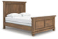 Feddinger Queen Panel Bed with Mirrored Dresser, Chest and Nightstand