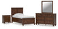 Danabrin Twin Panel Storage Bed, Dresser, Mirror and Nightstand
