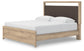 Kinlanni King Upholstered Platform Bed, Dresser and Mirror
