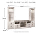 Willowton 3-Piece Entertainment Center