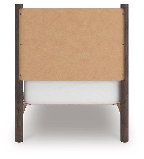 Pamytta Twin Panel Platform Bed, Dresser, Mirror and Nightstand